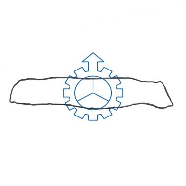 VOLVO Oil sump gasket