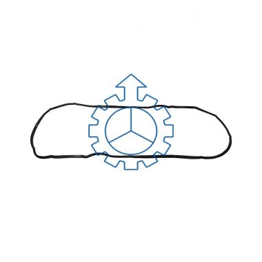 VOLVO Oil sump gasket