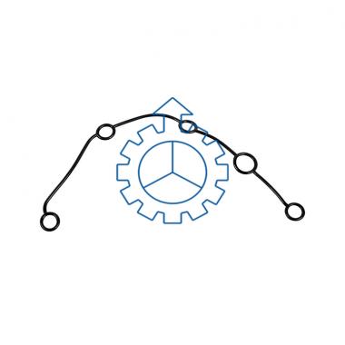 VOLVO Sealing strip, timing case