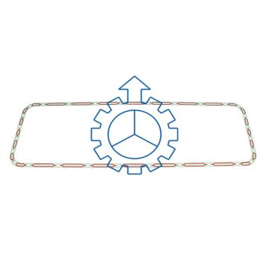 SCANIA Oil sump gasket